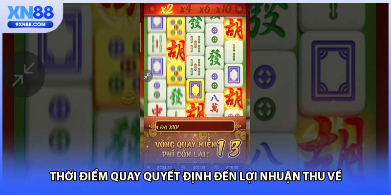 Thời điểm quay quyết định đến lợi nhuận thu về
