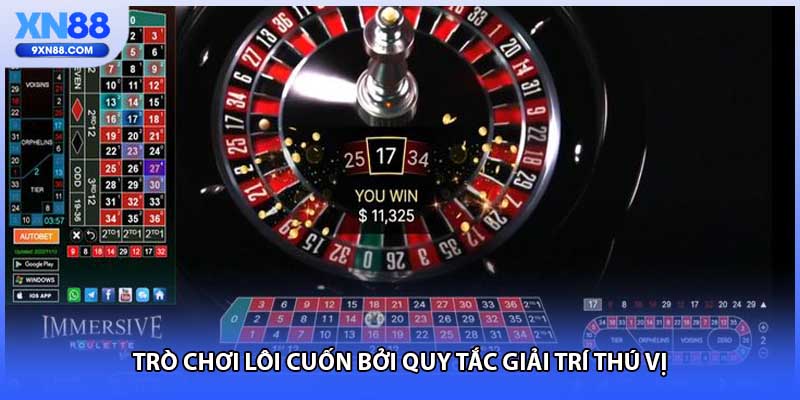 Trò chơi lôi cuốn bởi quy tắc giải trí thú vị 